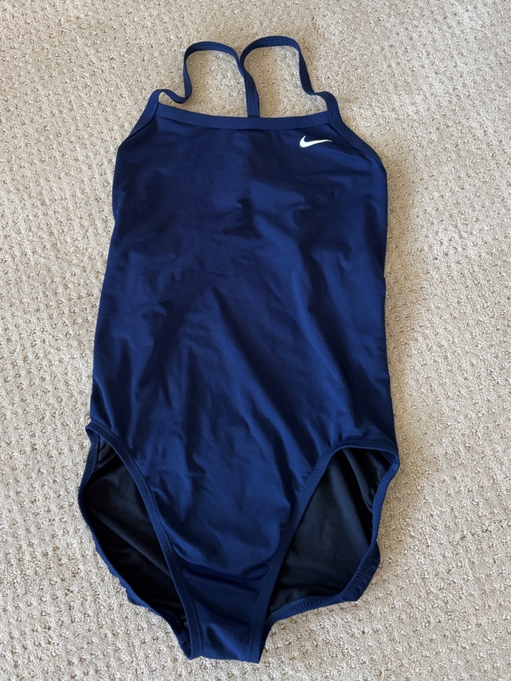 Nike Navy Blue One-Piece Swimsuit